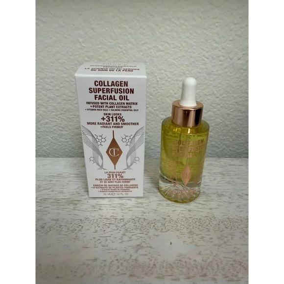 NWT Charlotte Tilbury Collagen Superfusion Facial Oil - Picture 2 of 5